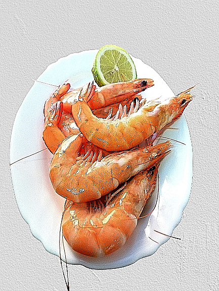 Langostinos cocidos