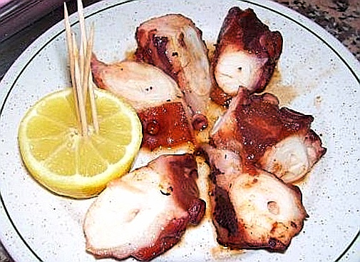 Pulpo taco