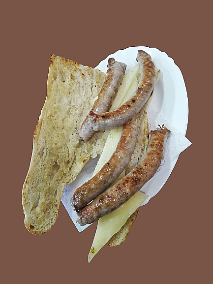 Bocadillo de salchicha y/o longaniza