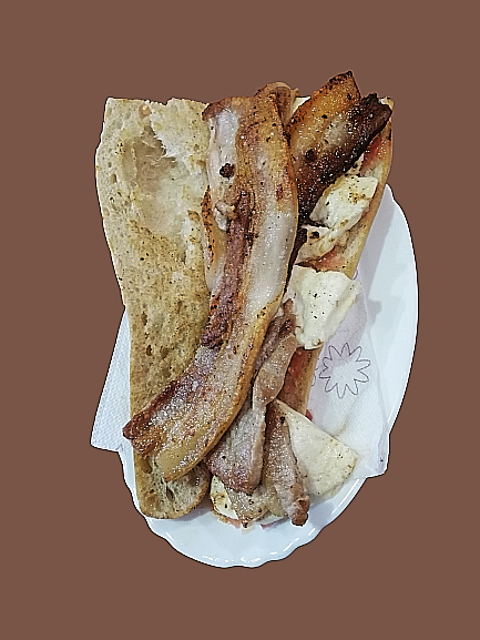 Bocadillo de panceta 