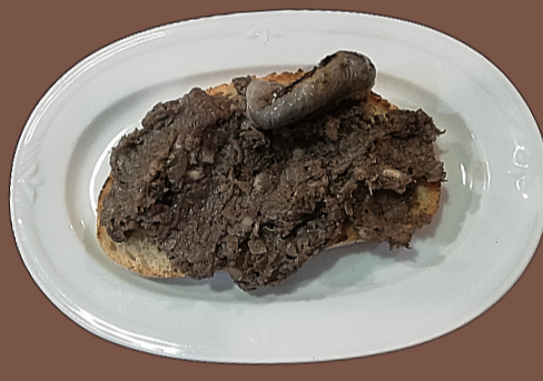 Montadito de morcilla