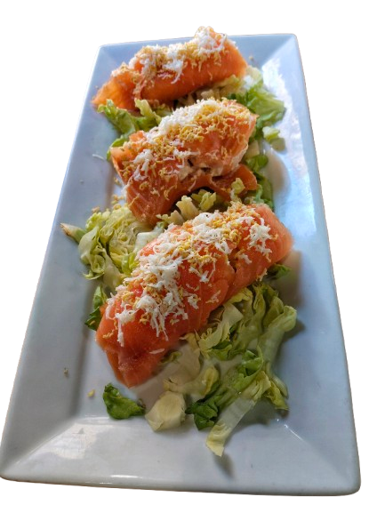 Rulo de salmón