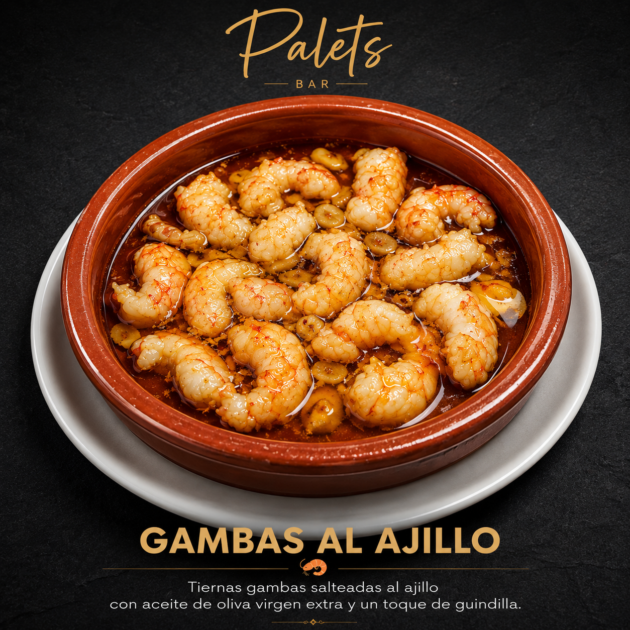 Cazuela de gambas